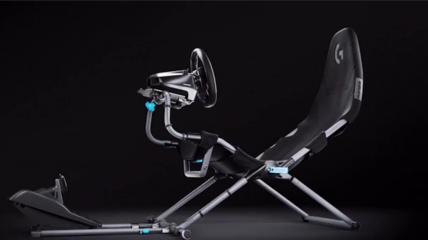 Logitech выпустила мобильное и гибкое гоночное кресло